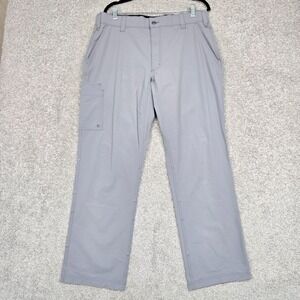 Duluth Alaskan Hardgear Cargo Pant Men 36x32 Gray Gravel Bar Hiking performance